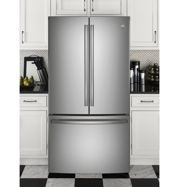GE Standard-Depth 28.7-cu ft 3 -Door French Door Refrigerator with Ice Maker ( Stainless Steel ) ENERGY STAR Certified