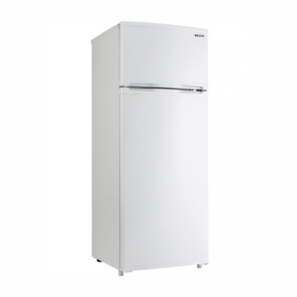 Bevoi 7.3-cu ft Counter-Depth Top-Freezer Refrigerator ( White )