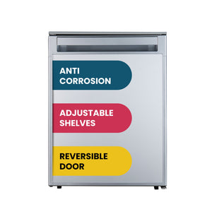 Equator Advanced Appliances 2.82-cu ft Built-In Mini Fridge with Freezer ( Silver )