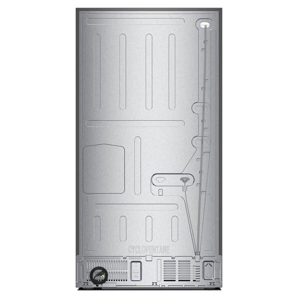 Whirlpool Standard-Depth 30.52 3 -Door French Door Refrigerator with Ice Maker ( Black ) ENERGY STAR Certified