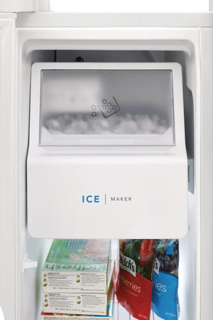 Frigidaire 25.6-cu ft Side-by-Side Refrigerator with Ice Maker ,Water and Ice Dispenser ( White ) ENERGY STAR Certified