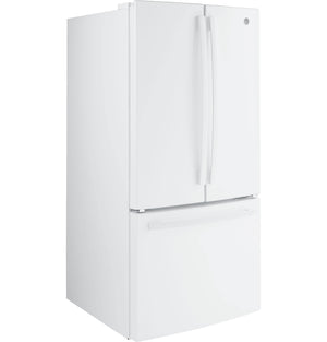 GE Standard-Depth 24.8-cu ft 3 -Door French Door Refrigerator with Ice Maker with Water Dispenser ( White ) ENERGY STAR Certified