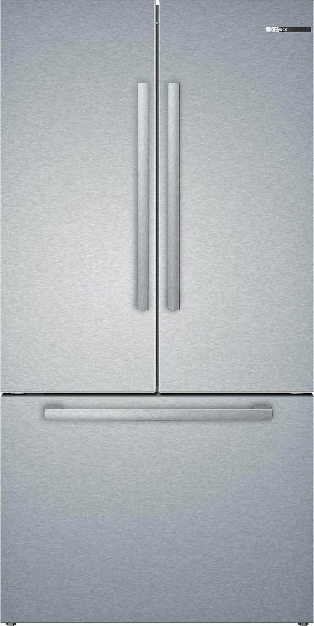 Bosch Counter-Depth 800 Series 21-cu ft 3 -Door French Door Refrigerator with Ice Maker with Water Dispenser ( Stainless steel ) ENERGY STAR Certified