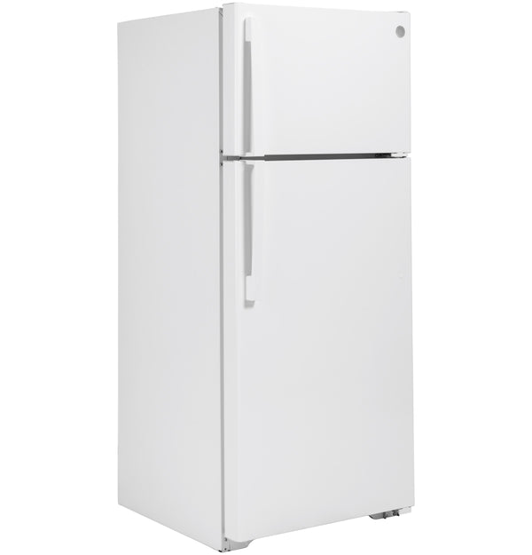 GE 17.5-cu ft Top-Freezer Refrigerator ( White )