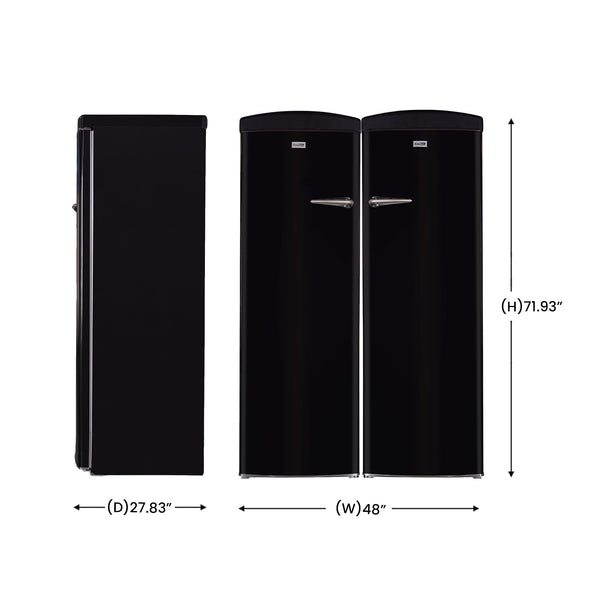 ConServ 19.42-cu ft Counter-Depth Side-by-Side Refrigerator ( Black )