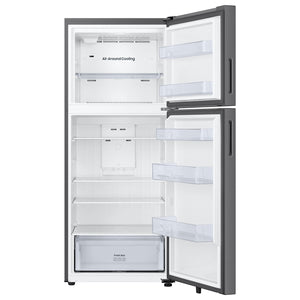 Samsung Garage Ready 17.5-cu ft Top-Freezer Refrigerator Smart Compatible ( Fingerprint Resistant Stainless Steel ) Garage Ready ENERGY STAR Certified