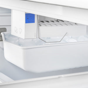 FORNO Gallipoli Standard-Depth 17.5-cu ft 3 -Door French Door Refrigerator with Ice Maker with Ice Dispenser ( Stainless Steel )