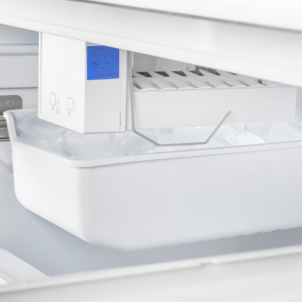 FORNO Gallipoli Standard-Depth 17.5-cu ft 3 -Door French Door Refrigerator with Ice Maker with Ice Dispenser ( Stainless Steel )