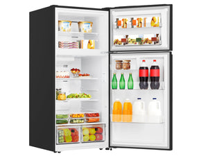 Hisense 18.0-cu ft Top-Freezer Refrigerator ( Black )