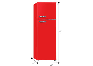 undefined 10-cu ft Counter-Depth Top-Freezer Refrigerator ( Red )