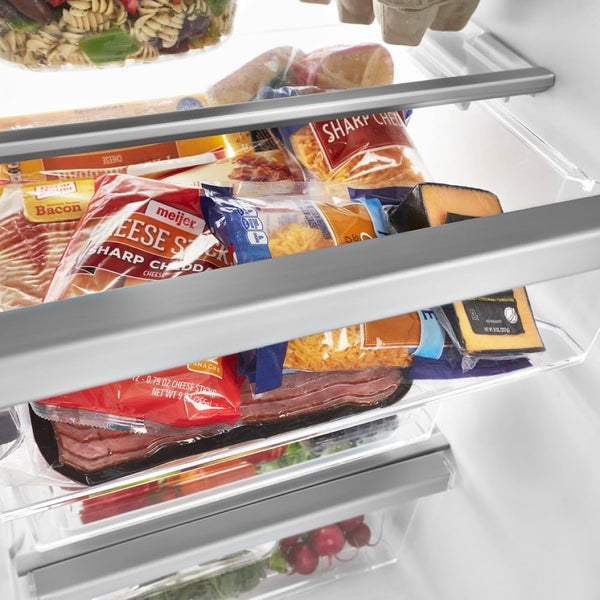 Whirlpool 24.5-cu ft Side-by-Side Refrigerator with Ice Maker ,Water and Ice Dispenser ( Fingerprint Resistant Black Stainless )