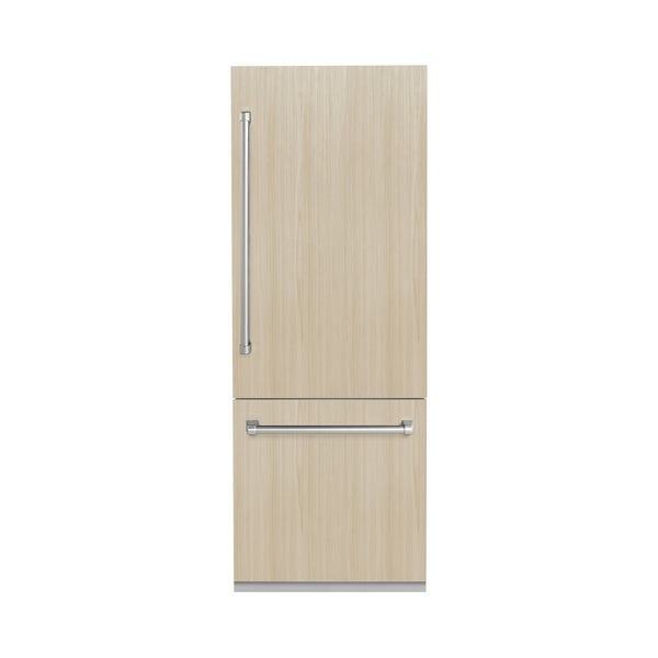 ZLINE KITCHEN & BATH Counter-Depth 19.6-cu ft 3 -Door Built-In French Door Refrigerator with Ice Maker with Water and Ice Dispenser ( Panel-Ready ) ENERGY STAR Certified