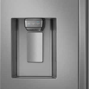 Samsung Standard-Depth with FlexZone Drawer 28-cu ft 4 -Door Smart Compatible French Door Refrigerator with Ice Maker with Water and Ice Dispenser ( Stainless Steel ) ENERGY STAR Certified