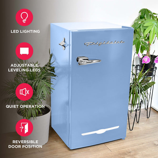 Frigidaire 3.2-cu ft Mini Fridge with Freezer ( Blue )