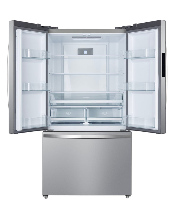 Kenmore Counter-Depth 20.3-cu ft 3 -Door French Door Refrigerator with Ice Maker ( Stainless Steel ) ENERGY STAR Certified